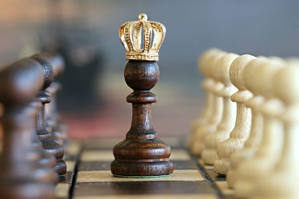 queen chessboard piece
